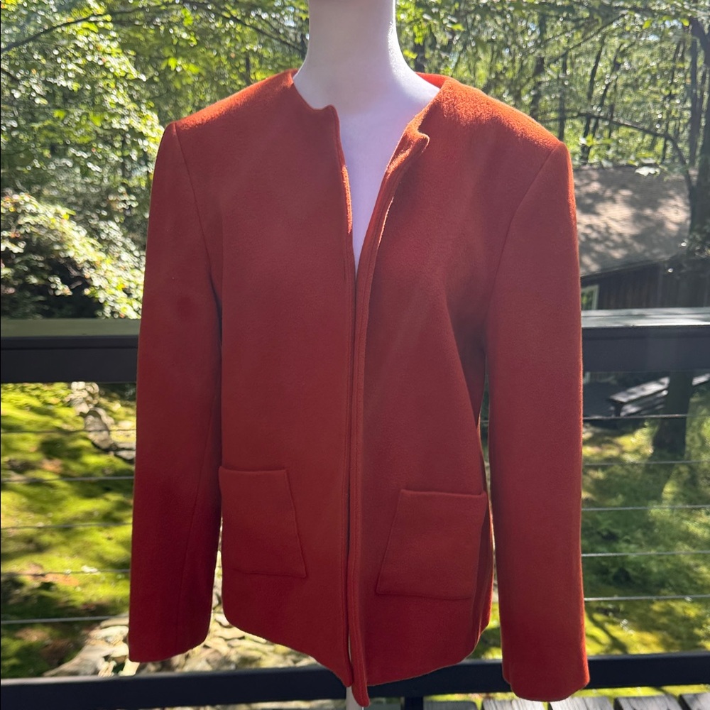 Vintage Harve Benard Women's Pumpkin Orange Blazer